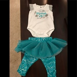 Cat and Jack Newborn Baby Mermaid Outfit